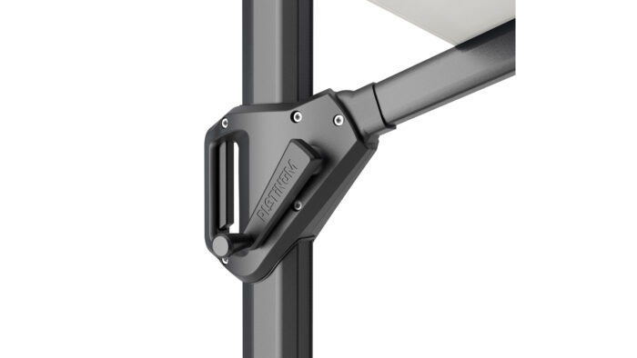 Parasol ogrodowy CHALLENGER T TELESCOPE  kolor stelazu Anthracite  kolor Manhattan  35 x 35 m