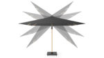 Parasol ogrodowy CHALLENGER T PREMIUM  kolor stelazu Anthracite  kolor Feded black  3 x 3 m
