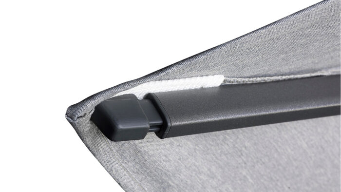 Parasol ogrodowy CHALLENGER T TELESCOPE  kolor stelazu Anthracite  kolor Manhattan  35 x 35 m