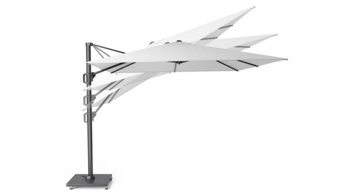 Parasol ogrodowy CHALLENGER T TELESCOPE  kolor stelazu Anthracite  kolor Manhattan  35 x 35 m