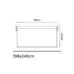 Roleta pionowa 1,98 x 2,4 m kolor Piaskowy - obrazek 4