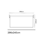 Roleta pionowa 2,96 x 2,4 m kolor Piaskowy - obrazek 4