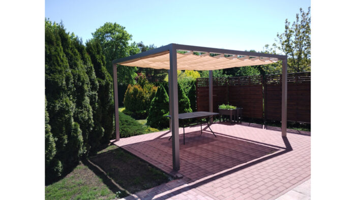 Pergola aluminiowa PW 230 x 320 cm  Srebrny