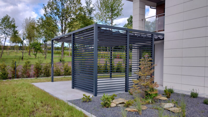 Pergola aluminiowa PS1 230 x 310 cm  Antracyt