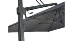 Parasol ogrodowy ICON T  kolor stelazu Anthracite  kolor Feded black  4 x 3 m
