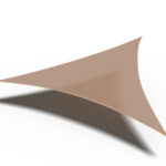 Żagiel – trójkąt 5 x 5 x 5 m kolor Piaskowy