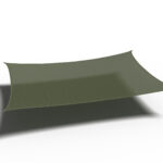 Żagiel – prostokąt 3 x 4 m kolor Oliwkowy