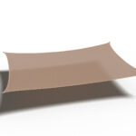 Żagiel – prostokąt 3 x 5m kolor Piaskowy