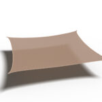 Żagiel – kwadrat 5 x 5 m kolor Piaskowy