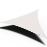 Żagiel wodoodporny – trójkąt 5 x 5 x 5 m kolor Kremowy