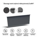 Roleta pionowa 2,48 x 2,4 m kolor Antracyt - obrazek 3