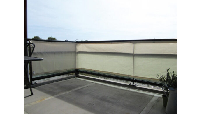 Parawan balkonowy  Piaskowy