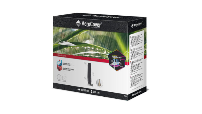 Pokrowiec na parasol ogrodowy z noga boczna H250x60 cm