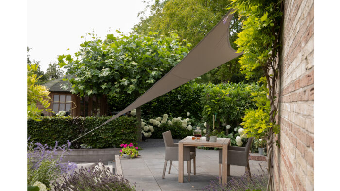 Zagiel wodoodporny  kwadrat 5 x 5 m kolor Kremowy