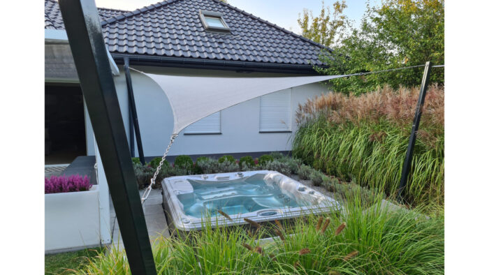 Zagiel  trojkat 36 x 36 x 36 m kolor Granatowy