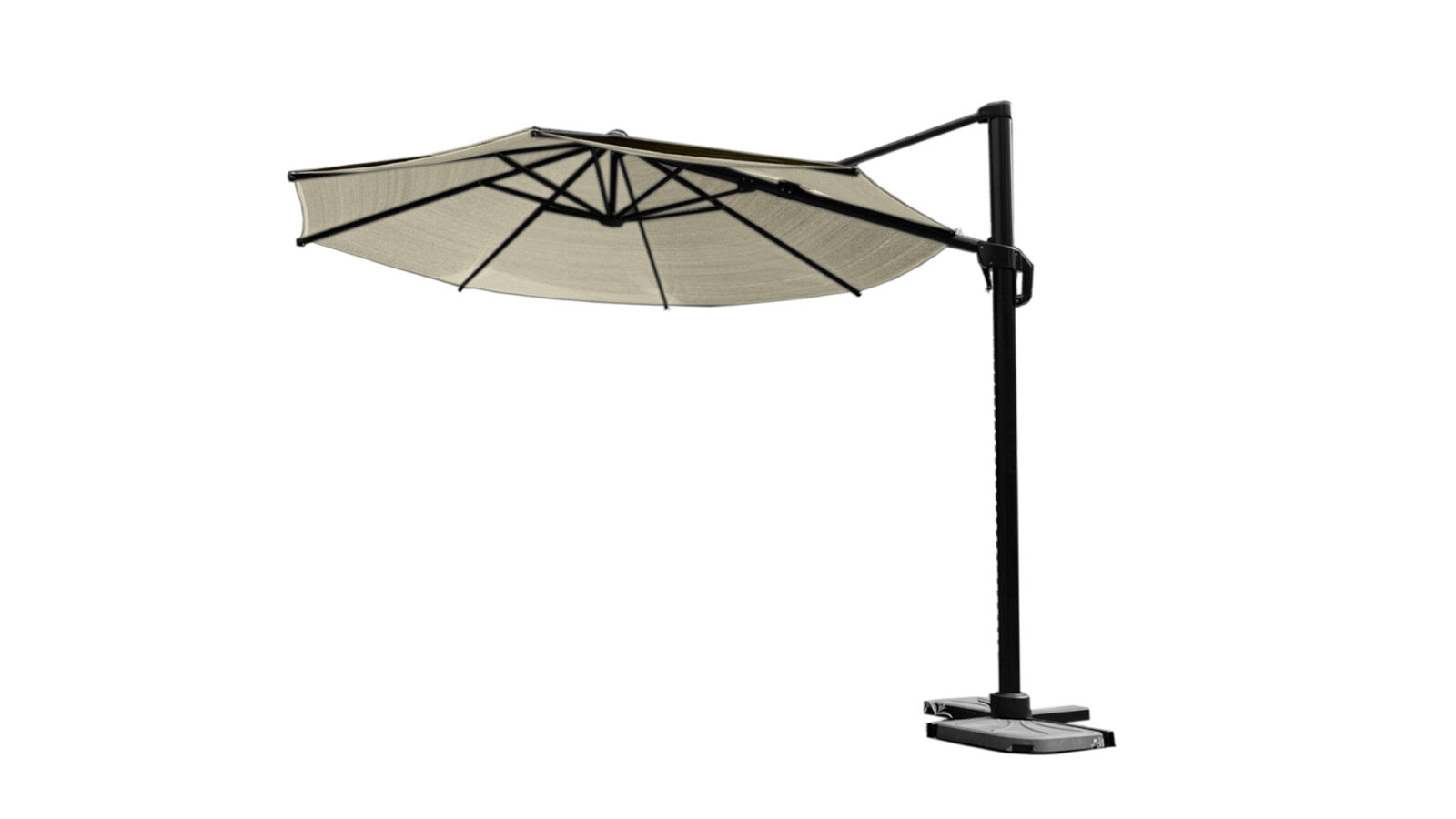 Parasol przeciwsloneczny 360 COOLFIT  Zlamana biel  350 cm