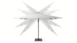 Parasol ogrodowy CHALLENGER T¹ PREMIUM - kolor stelażu: Anthracite - kolor: Champagne - 4 x 3 m - obrazek 9