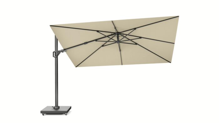 Parasol ogrodowy CHALLENGER T² PREMIUM - kolor stelażu: Anthracite - kolor: Champagne - 3,5 x 2,6 m - obrazek 3