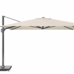 Parasol ogrodowy CHALLENGER T¹ PREMIUM - kolor stelażu: Anthracite - kolor: Champagne - 4 x 3 m