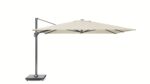 Parasol ogrodowy CHALLENGER T¹ PREMIUM - kolor stelażu: Anthracite - kolor: Champagne - 4 x 3 m