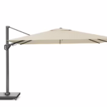 Parasol ogrodowy CHALLENGER T² PREMIUM - kolor stelażu: Anthracite - kolor: Champagne - 3,5 x 2,6 m