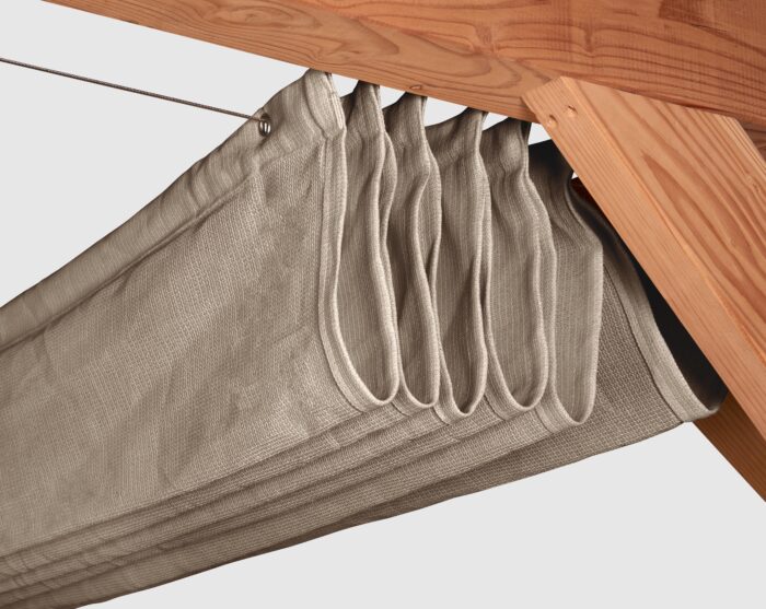 Roleta rzymska 3,7 m x 5 m kolor Szarobeżowy - obrazek 5